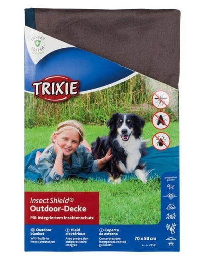 TRIXIE Deka na piknik Insect Shield 70 × 50 cm odpudzuje hmyz