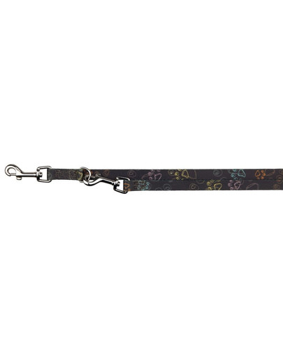 TRIXIE vodítko regulovateľné Jimmy, L-XL: 2.00 M / 25 mm, hnedé