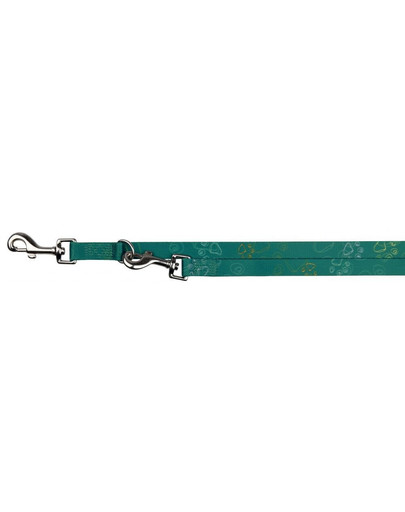TRIXIE Vodítko reguľovatené Jimmy, L-XL: 2.00 M / 25 mm, modré Petrol
