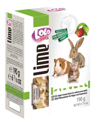 LOLO PETS Kostka Dla Gryzoni XL -Natura 190G