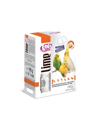 Lolo PETS Kocka pre vtáky XL -Mušle