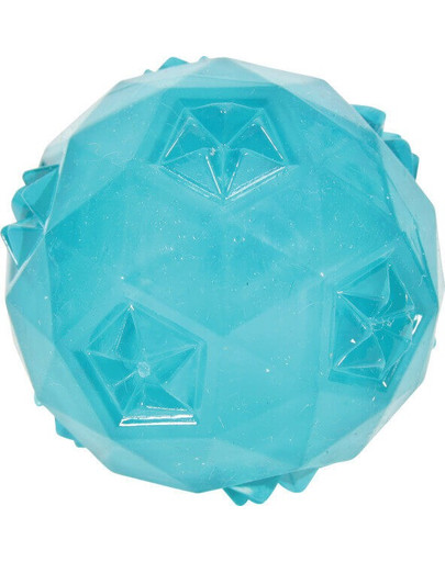 ZOLUX hračka TPR Pop lopta 6 cm tyrkysová