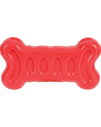 ZOLUX hračka TPR Bubble kosť 15 cm červená