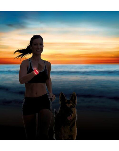 TRIXIE Opaska Odblaskowa 35 cm, Czerwona