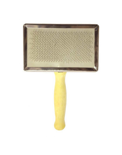 Lolo PETS Jednostranná kefa s drevenou rukoväťou 20 X 12 cm