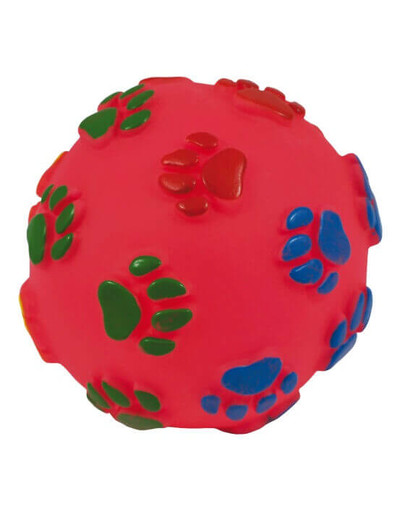 Lolo PETS Loptička vinylová s labkami 12cm