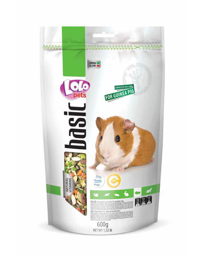 Lolo PETS Krmivo pre morčatá 0,6 kg doypack
