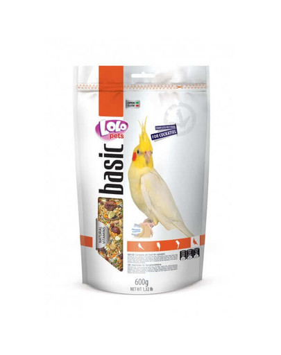 LOLO PETS Krmivo pre papagáje 0,6 kg Doypack