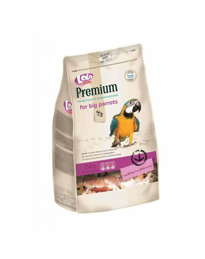 Lolo PETS Premium veľký papagáj 0,75 kg