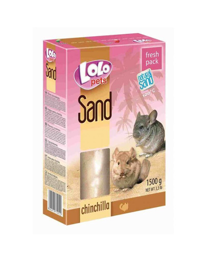 LOLO PETS Piasek Dla Szynszyli 1,5kg