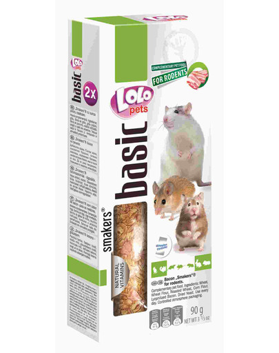 Lolo Pet Smakers pre hlodavce -Slanina
