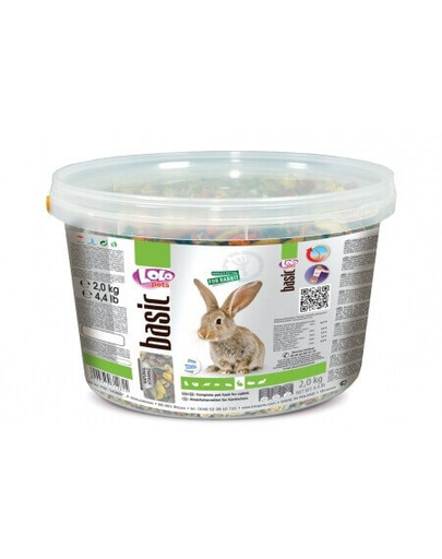 Lolo PETS Krmivo pre králíka- vedro 2 kg