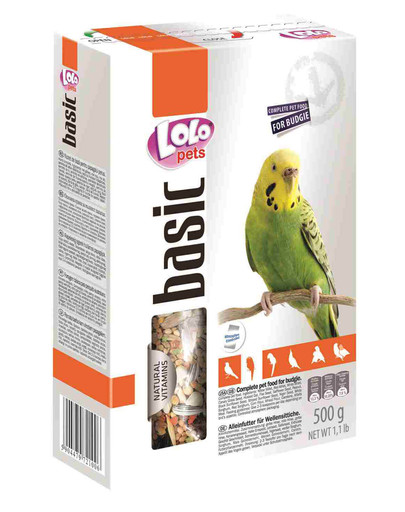 Lolo PETS Krmivo pre andulky-ovocné 0,5kg