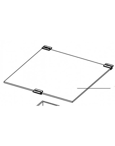 AQUAEL Separačné sklo Shrimp Smart 20 biele