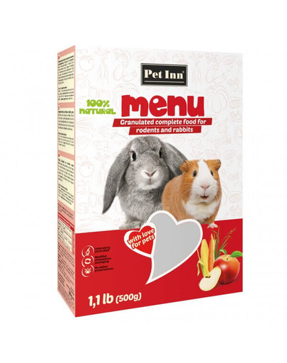 PET INN Menu granulát pre králika 500g