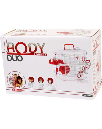 ZOLUX Klietka duo rodylounge červená
