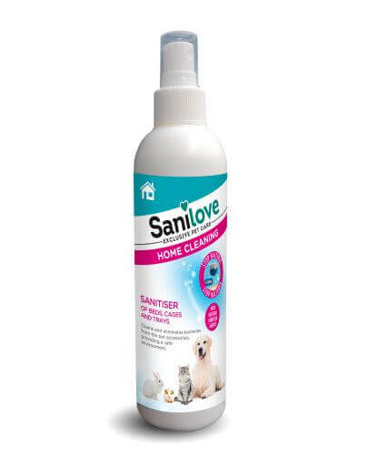 SANILOVE Dezinfekčný prostriedok pre klietky Kuwet I, 250 ml