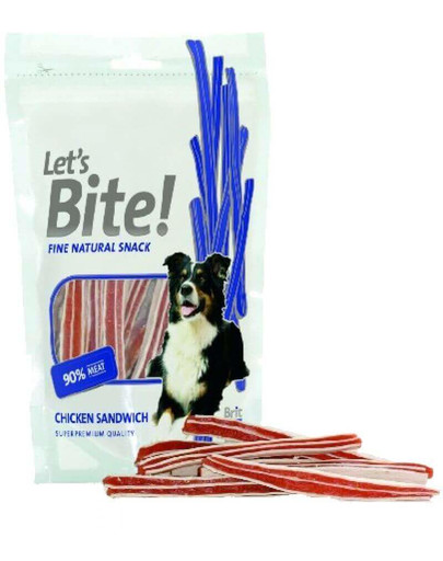 BRIT Lets Bite Dog Chicken Sandwich 80g