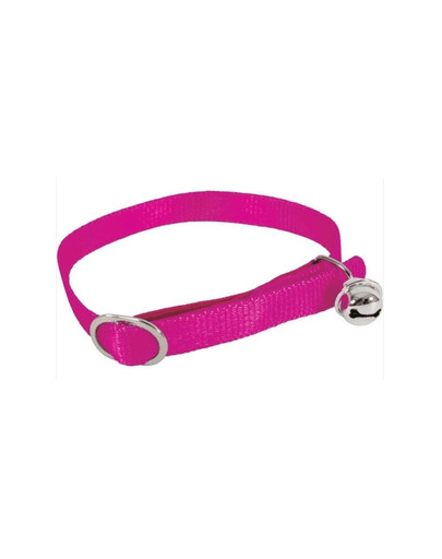 ZOLUX Obojok pre mačky  Nylon 30 cm / 10 mm fuksia
