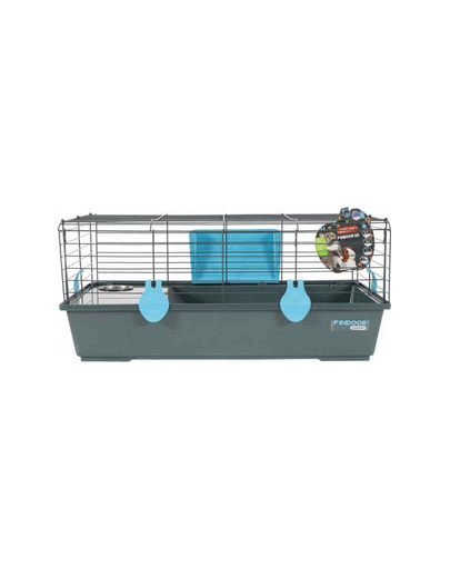 ZOLUX Klietka Indoor 80 cm sivo / nebesky modrá