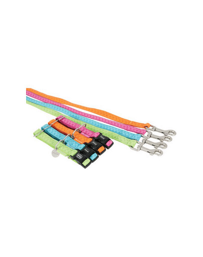 ZOLUX Vodítko Mac Leather 10 mm/1,2 m fuksia