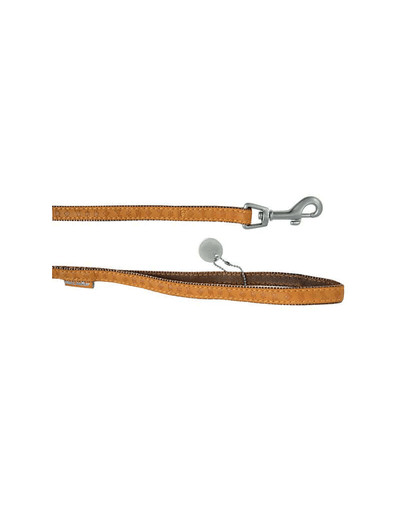 ZOLUX Vodítko Mac Leather 10 mm / 1,2 m oranžové