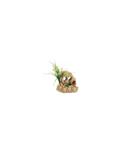 ZOLUX Ozdoba Rastlina na kameni 14 cm vzor 3