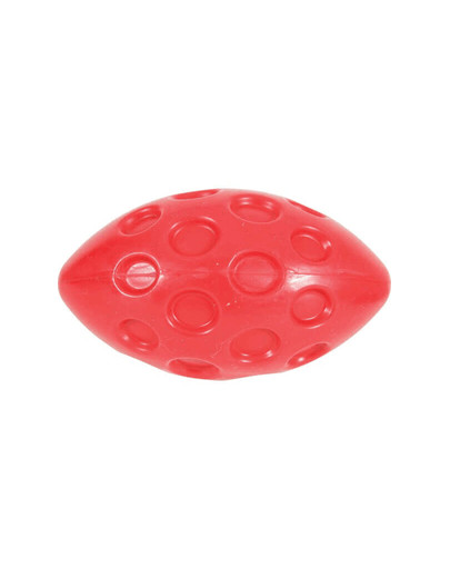 ZOLUX Hračka TPR Bubble loptička oválna 14 cm červená