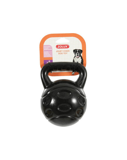 ZOLUX Hračka TPR Bubble loptička s držiakom 15 cm čierna