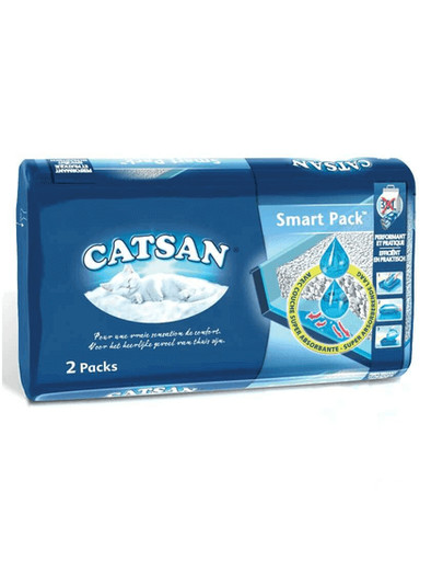 Catsan Smart Pack Mata hygienická podstielka do mačacieho WC 2 x 4l