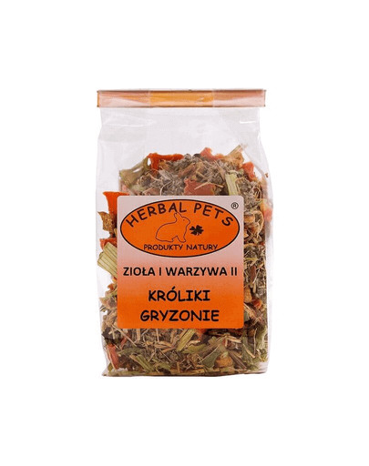 HERBAL PETS bylinky i zelenina II 50g králik a hlodavce