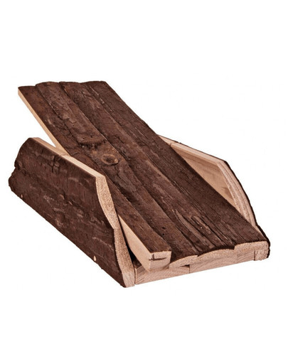 TRIXIE Hojdačka pre hlodavce, prírodné drevo 32x7x14 cm