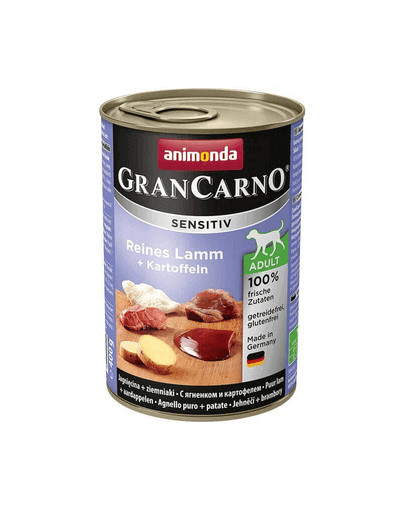 ANIMONDA Grancarno Sensitive jahňacie a zemiaky 400 g