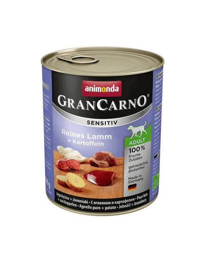 ANIMONDA Grancarno Sensitive jahňacie a zemiaky 800 g