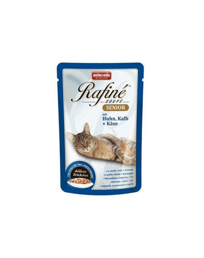 ANIMONDA Rafine Soupe Senior kuracie, teľacie, syr 100 g