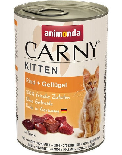 ANIMONDA Carny Kitten Hydinový koktejl 400g