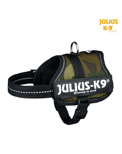 TRIXIE Postroj pre psov Julius-K9, maskáčový štýl, Baby 2 / XS-S: 33-45 cm