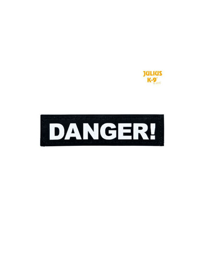 TRIXIE Nálepka na suchý zips 2 Julius-K9, S, DANGER!
