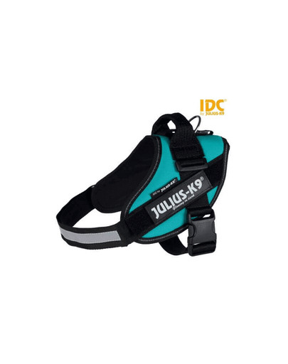 TRIXIE Postroj pre psov Julius-K9 IDC 3 / XL: 82-115 cm / 50 mm Petrol
