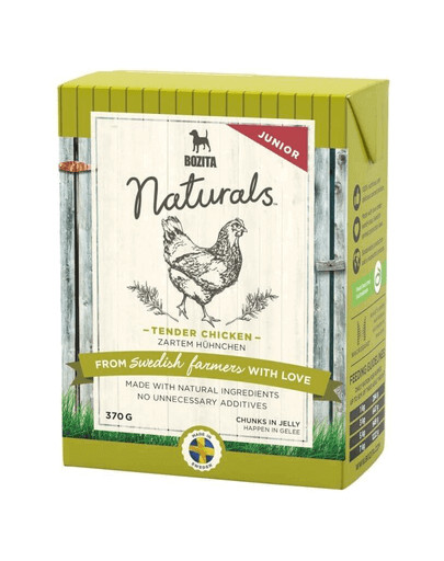 BOZITA Naturals Junior Delikatny Kurczak 370 g