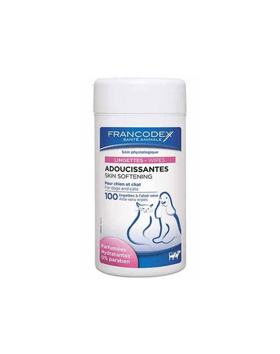 FRANCODEX Hydratačné obrúsky pre psov a mačky 100 kusov