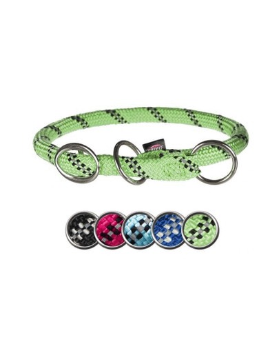 TRIXIE Obojok Športy Rope L-XL: 55 cm / 13 mm nebesky modrý