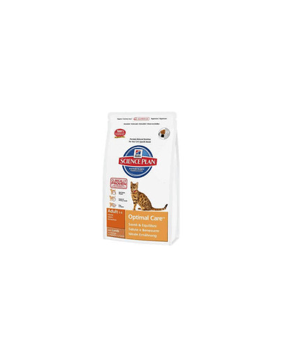 HILL'S Science Plan Feline Adult Optimal Care Lamb 10 kg