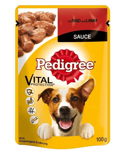 PEDIGREE hovädzie / jahňacie 100g x24