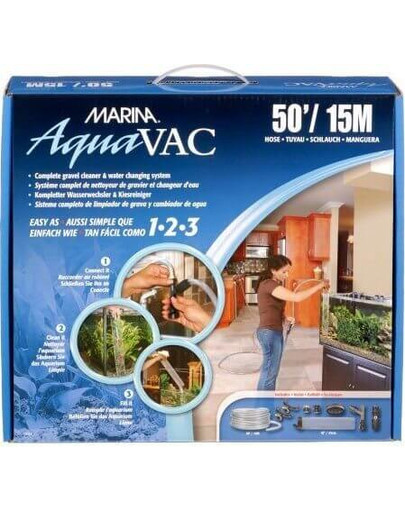 HAGEN Systém na výmenu vody / Čistič AquaVac 7.6m