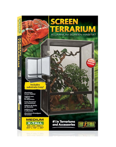 EXO TERRA Screen Terrarium Medium X-Tall 60cm x 45cm x 90cm