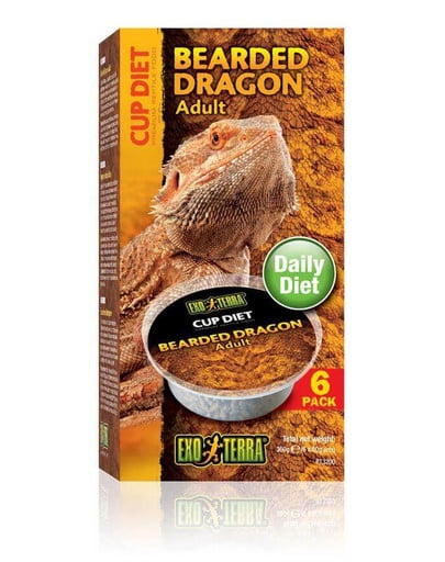 ExoTerra Krmivo pre dospelé agamy fúzaté 6x60g