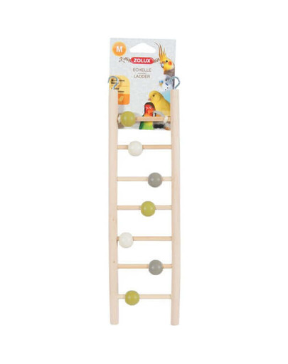 Zolux Žebřík pro ptáky dřevěný 7 příček 35cm
