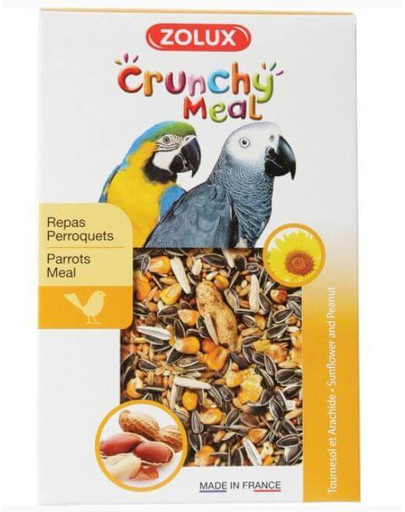 ZOLUX Crunchy Meal Pokrm pre veľké vtáky 600 g