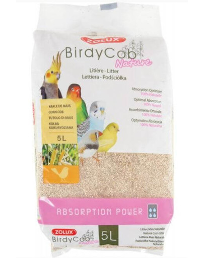 ZOLUX Podstielka Birdycob Nature 5 L